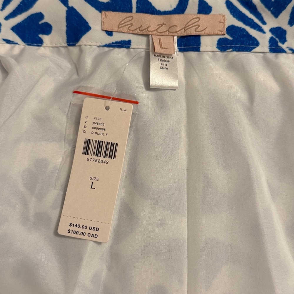 Anthropologie  Hutch Printed Wrap Maxi Skirt Large NWT - Picture 5 of 12